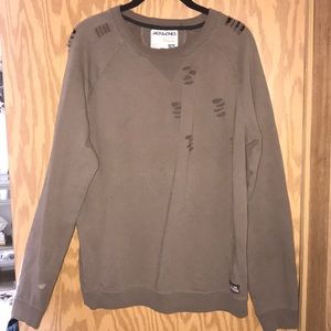 Jack & JON ORIGINAL 1975 slice brown sweat shirt